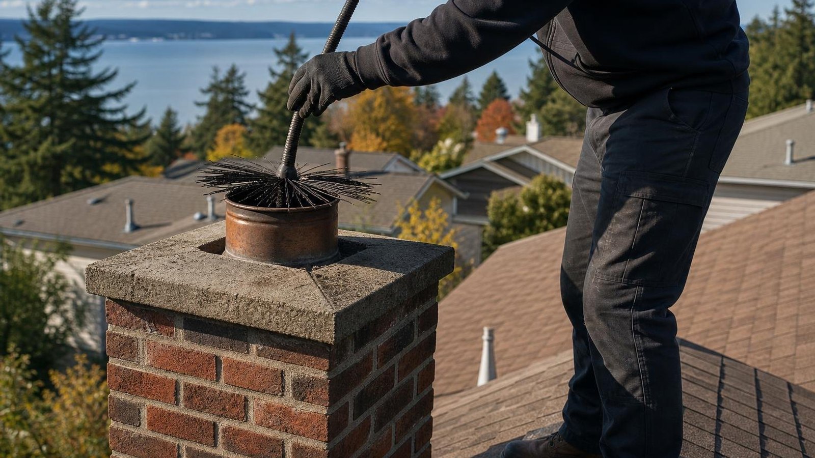 Practical chimney sweep & inspection in Federal Way